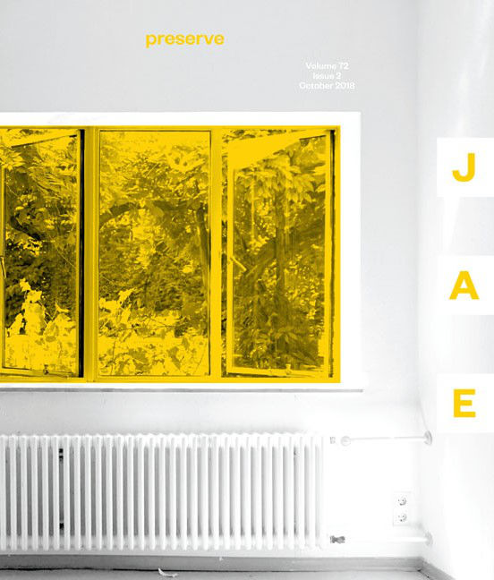 Cover of JAE, October 2018.